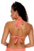Luli Fama Luli Chic Luxe Stitch Triangle Halter Top